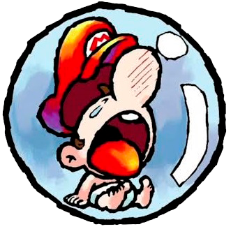 Baby Mario na Bolha